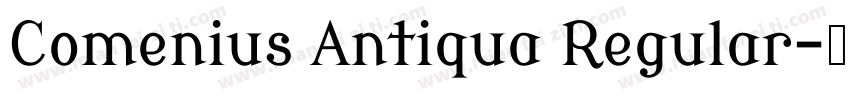 Comenius Antiqua Regular字体转换